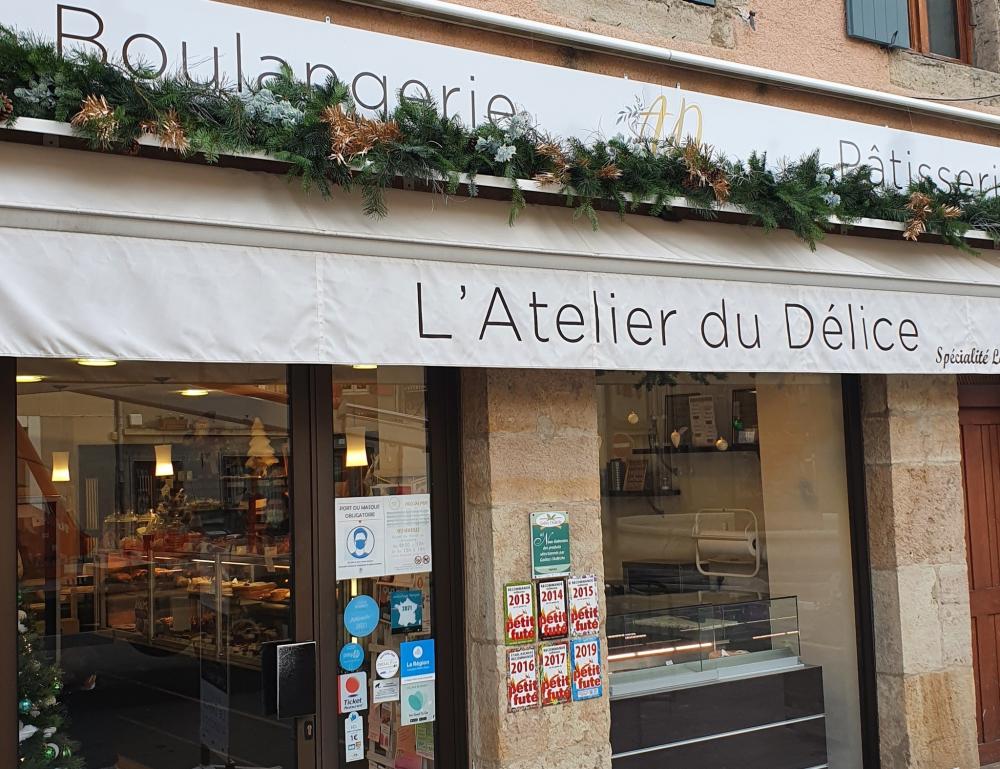 devanture de la boulangerie L'Atelier du délice
