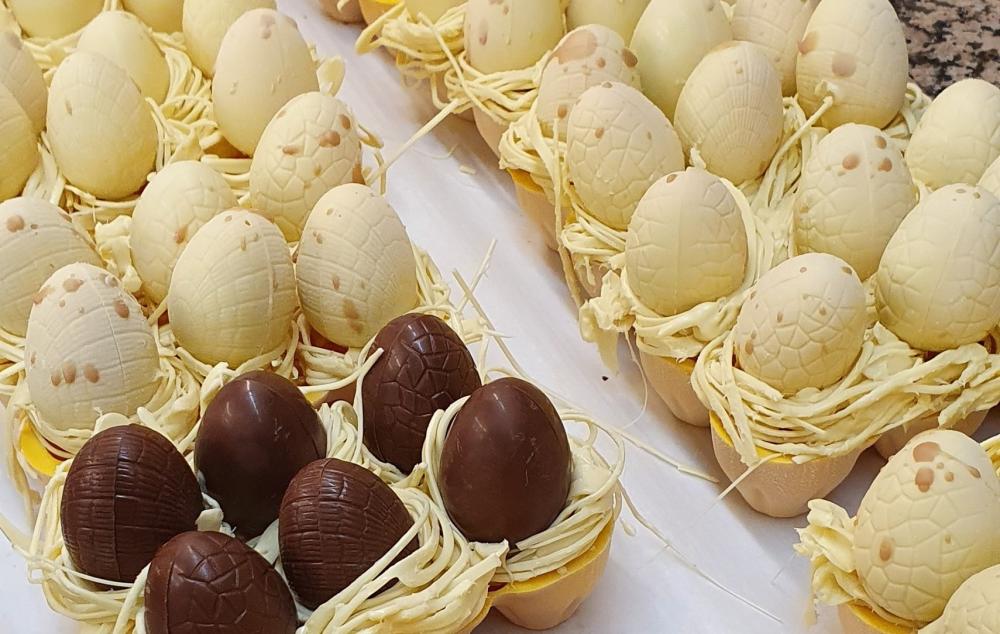 oeufs en chocolat